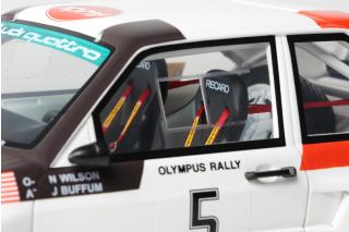 Audi Sport quattro Olympus Rally 1986 #5 John Buffum - Neil Wilson OttO mobile 1:18 Resinemodell (Türen, Motorhaube... nicht zu öffnen!)