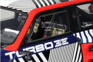 RENAULT 5 TURBO 3E E-TECH METAL BLUE 2023 OttO mobile 1:18 Resinemodell (Türen, Motorhaube... nicht zu öffnen!)