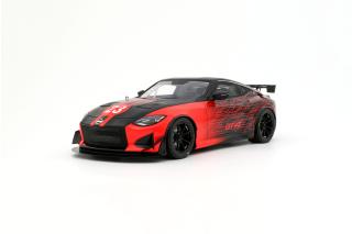 NISSAN Z GT4 (2022 SEMA SHOW) RED 2022 OttO mobile 1:18 Resinemodell (Türen, Motorhaube... nicht zu öffnen!)