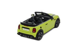 MINI JCW CABRIO ZESTY YELLOW C5H 2021 OttO mobile 1:18 Resinemodell (Türen, Motorhaube... nicht zu öffnen!)