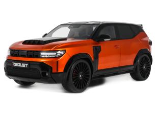 Dacia Duster Redust Sport 4X2 Hybrid - Metallic Orange -  2025 OttO mobile 1:18 Resinemodell (Türen, Motorhaube... nicht zu öffnen!)