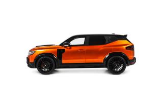 Dacia Duster Redust Sport 4X2 Hybrid - Metallic Orange -  2025 OttO mobile 1:18 Resinemodell (Türen, Motorhaube... nicht zu öffnen!)