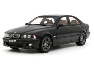 BMW E39 M5 BLACK SAPHIRE METALLIC 475 2000 OttO mobile 1:18 Resinemodell (Türen, Motorhaube... nicht zu öffnen!)