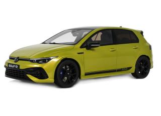 VOLKSWAGEN VW GOLF VIII R 333 LIMITED EDITION LIME YELLOW METALLIC 2023 OttO mobile 1:18 Resinemodell (Türen, Motorhaube... nicht zu öffnen!)