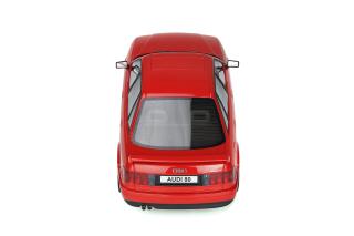 Audi 80 (B4) quattro Competition Laser Red OttO mobile 1:18 Resinemodell (Türen, Motorhaube... nicht zu öffnen!)