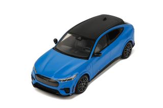 Ford Mustang Mach-E GT Performance blau 2021 OttO mobile 1:18 Resinemodell (Türen, Motorhaube... nicht zu öffnen!)