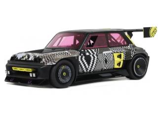 RENAULT 5 TURBO 3E BLACK MATTE 2022 OttO mobile 1:18 Resinemodell (Türen, Motorhaube... nicht zu öffnen!)