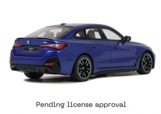 BMW I4 M50 BLUE 2021 OttO mobile 1:18 Resinemodell (Türen, Motorhaube... nicht zu öffnen!)