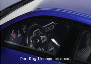 BMW I4 M50 BLUE 2021 OttO mobile 1:18 Resinemodell (Türen, Motorhaube... nicht zu öffnen!)