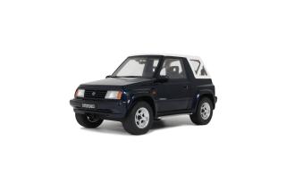 SUZUKI VITARA CABRIO JLX DEEP BLUE PEARL METALLIC 1994 OttO mobile 1:18 Resinemodell (Türen, Motorhaube... nicht zu öffnen!)