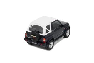 SUZUKI VITARA CABRIO JLX DEEP BLUE PEARL METALLIC 1994 OttO mobile 1:18 Resinemodell (Türen, Motorhaube... nicht zu öffnen!)