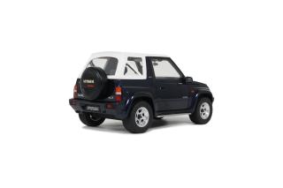 SUZUKI VITARA CABRIO JLX DEEP BLUE PEARL METALLIC 1994 OttO mobile 1:18 Resinemodell (Türen, Motorhaube... nicht zu öffnen!)