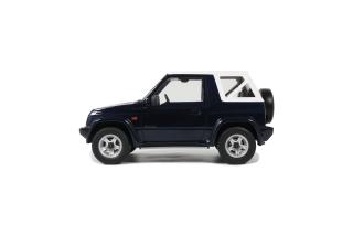 SUZUKI VITARA CABRIO JLX DEEP BLUE PEARL METALLIC 1994 OttO mobile 1:18 Resinemodell (Türen, Motorhaube... nicht zu öffnen!)
