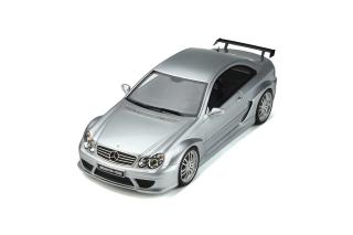 MERCEDES-BENZ C209 COUPE CLK DTM BRILLIANT SILVER 2004 OttOmobile 1:18 Resinemodell (Türen, Motorhaube... nicht zu öffnen!)