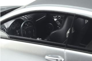 MERCEDES-BENZ C209 COUPE CLK DTM BRILLIANT SILVER 2004 OttOmobile 1:18 Resinemodell (Türen, Motorhaube... nicht zu öffnen!)
