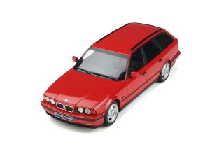 BMW E34 Touring M5 1994 Mugello Red 274 OttO mobile 1:18 Resinemodell (Türen, Motorhaube... nicht zu öffnen!)