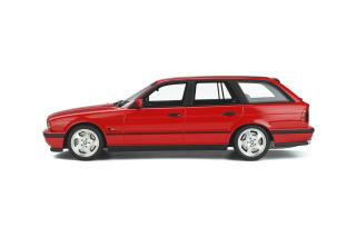 BMW E34 Touring M5 1994 Mugello Red 274 OttO mobile 1:18 Resinemodell (Türen, Motorhaube... nicht zu öffnen!)