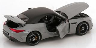 MERCEDES BENZ - SL-CLASS SL63 AMG (R232) 4MATIC CABRIOLET SPIDER 2021 - GREY BLACK iScale 1:18