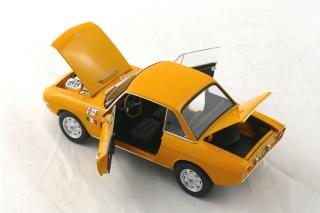 Lancia Fulvia 1600 HF Lusso (1971) orange Limited 1000 pieces Norev 1:18 Metallmodell 2 Türen, Kofferraum und Motorhaube  zu öffnen!