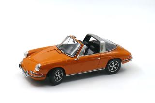 Porsche 911 T 2.2 Targa (1970) - signal orange limited edition - 1000 Stück Norev 1:18 Metallmodell
