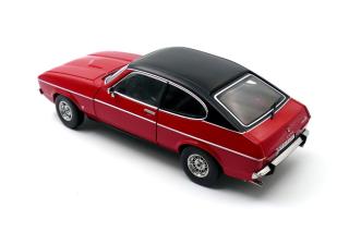 Ford Capri II Ghia 3.0 (1974 - 1977)  - spanisch red with vinyl top black Touring Modelcars 1:18 Metallmodell  - Türen, Motorhaube und Kofferraum zu öffnen!