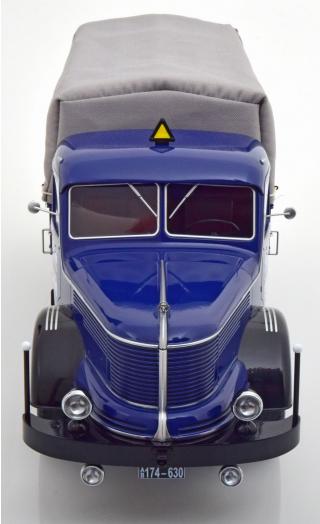 Krupp Titan SWL 80 Plane 1950-1954 Dachser dunkelblau/schwarz   Road Kings 1:18 funktionstüchtige Lenkung + zu öffenden Türen