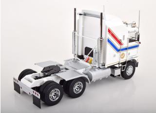 Kenworth K100 Aerodyne 1976  weiß/blau/rot/gold Road Kings 1:18 funktionstüchtige Lenkung + zu öffenden Türen