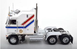 Kenworth K100 Aerodyne 1976  weiß/blau/rot/gold Road Kings 1:18 funktionstüchtige Lenkung + zu öffenden Türen