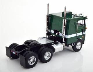 Peterbilt 352 Pacemaker 1977 grünmetallic/weiß Road Kings 1:18 funktionstüchtige Lenkung + zu öffenden Türen