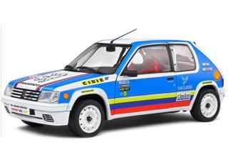 Peugeot 205 Rally 1,9L Schwab Collection 1990 S1801716 Solido 1:18 Metallmodell