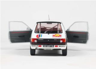 PEUGEOT 205 GTI GR.N WHITE #144 F.DELECOUR RALLYE DU VAR 1987 S1801721 Solido 1:18 Metallmodell