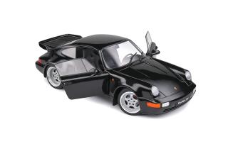 Porsche 911 (964) Turbo, SCHWARZ/BLACK, 1993 S1803404 Solido 1:18 Metallmodell