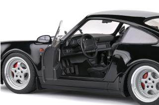 Porsche 911 (964) Turbo, SCHWARZ/BLACK, 1993 S1803404 Solido 1:18 Metallmodell