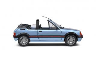 Peugeot 205 CTI MK1 Cabrio 1989 Metallic Blue S1806203 Solido 1:18 Metallmodell