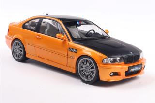 BMW E46 M3 Coupe 2000 Orange S1806509 Solido 1:18 Metallmodell