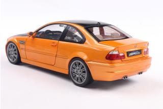 BMW E46 M3 Coupe 2000 Orange S1806509 Solido 1:18 Metallmodell