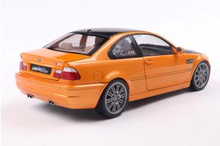 BMW E46 M3 Coupe 2000 Orange S1806509 Solido 1:18 Metallmodell