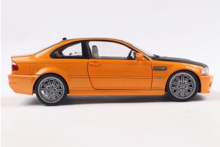 BMW E46 M3 Coupe 2000 Orange S1806509 Solido 1:18 Metallmodell