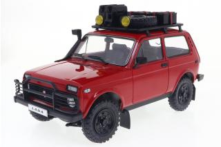 Lada Niva 1980 Red  S1807306 Solido 1:18 Metallmodell