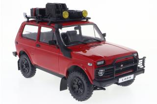 Lada Niva 1980 Red  S1807306 Solido 1:18 Metallmodell