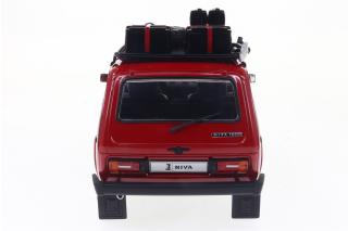 Lada Niva 1980 Red  S1807306 Solido 1:18 Metallmodell