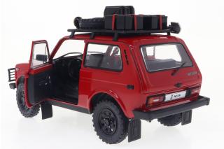 Lada Niva 1980 Red  S1807306 Solido 1:18 Metallmodell