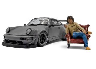 Porsche 911 RWB BodyKit 2024 mit Figur - S1807517 Solido 1:18 Metallmodell