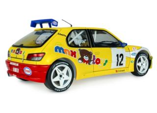 Peugeot 306 Maxi #12 j.p. vandewauver / j.m. vanderschuren Rally du Condroz 1997 S1808311 Solido 1:18 Metallmodell