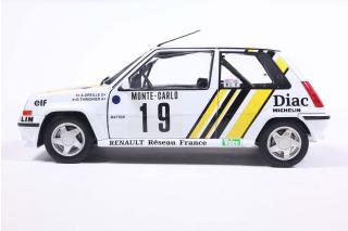 Renault 5 GT Turbo #19 weiss S1810006 Solido 1:18 Metallmodell