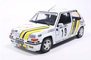 Renault 5 GT Turbo #19 weiss S1810006 Solido 1:18 Metallmodell