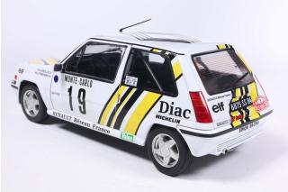 Renault 5 GT Turbo #19 weiss S1810006 Solido 1:18 Metallmodell