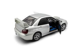 Subaru Impreza WRX STI 2003 Silver S1812303 Solido 1:18 Metallmodell