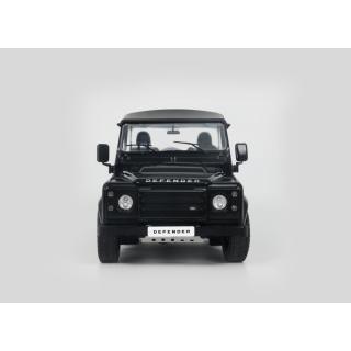 LAND ROVER DEFENDER 90 SHORT WITH REAR COVER BLACK 2016 S1813503 Solido 1:18 Metallmodell