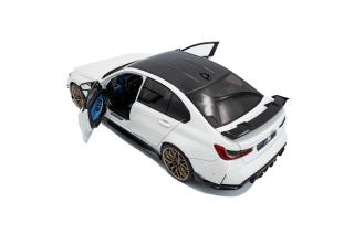 BMW M3 PERFORMANCE PARTS – Alpineweiss uni – 2024 S1814301 Solido 1:18 Metallmodell